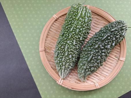 夏野菜ゴーヤ_和紙バック_2 夏野菜ゴーヤ_和紙バック_2 夏野菜,野菜,ゴーヤの写真素材