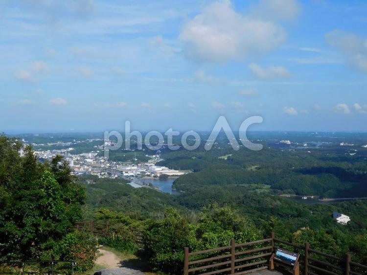 横山展望台から見た英虞湾 横山展望台,伊勢志摩国立公園,志摩の写真素材