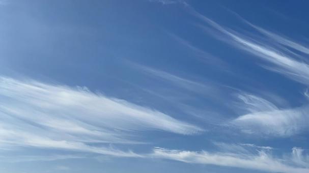青空と雲 青空と雲の写真