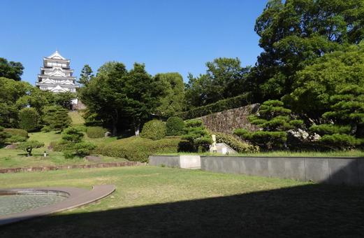 福山城　天守 福山城,日本100名城,広島の写真素材