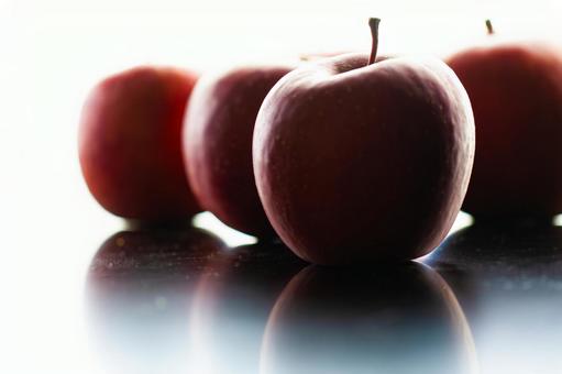 Photo, apple, autumn, white background, 