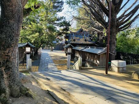 船橋大神宮　意富比神社　境内社　参道 船橋大神宮,意富比神社,千葉県船橋市の写真素材