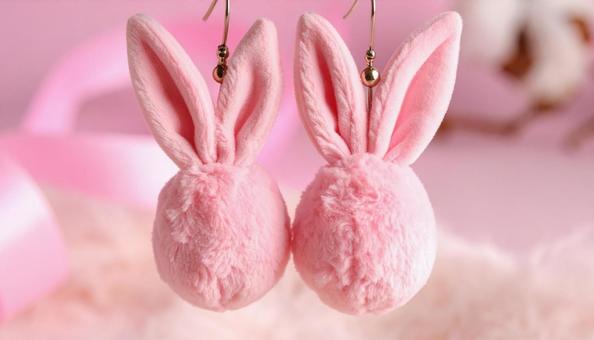 イヤリング ウサギC イヤリング ウサギCの写真