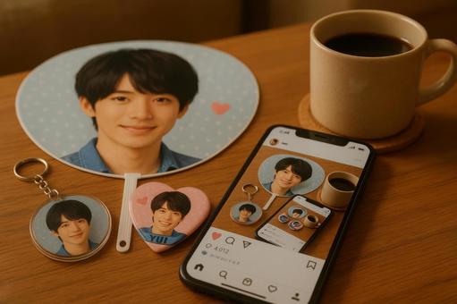 推し活でつながるSNS投稿用写真 推し活でつながるSNS投稿用写真の写真