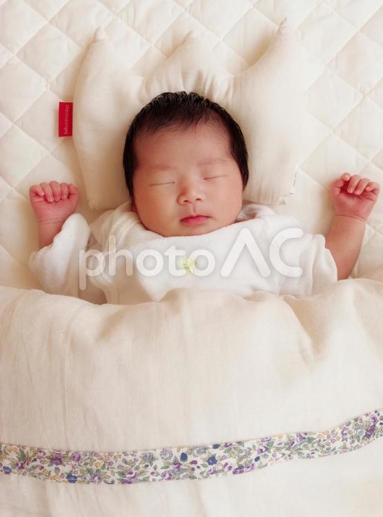 眠っている赤ちゃん1 赤ちゃん,ベビー,新生児の写真素材