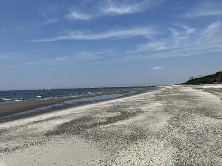 白い砂浜 白い砂浜の写真