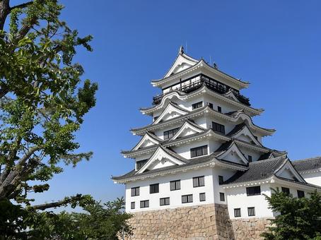 福山城 福山城,日本100名城,城郭の写真素材