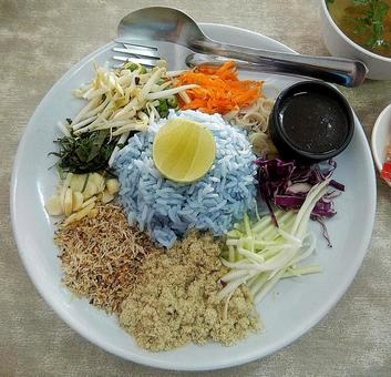 カオヤム カオヤム カオヤム,タイ料理,タイ南部の写真素材