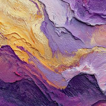 豪華なゴールドとバイオレットの写真