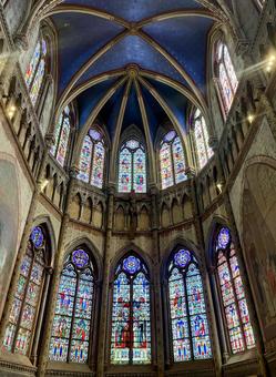 ステンドグラス ステンドグラス,神秘的,綺麗の写真素材