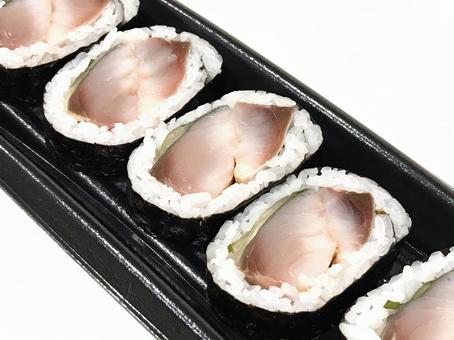 しめ鯖巻き しめ鯖巻き しめ鯖巻き,シメ鯖巻き,海鮮の写真素材