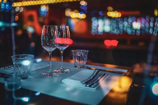 Photo, wine glass, table, glass cup, 