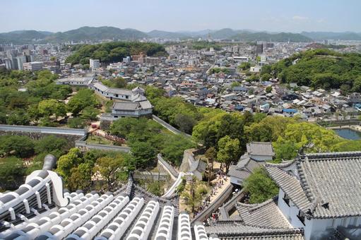 姫路城2015_4 姫路城2015_4 姫路城,白鷺城,日本100名城の写真素材