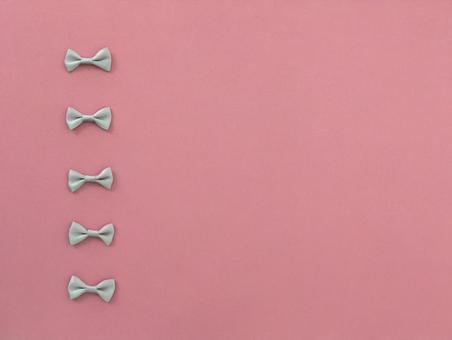 ガーリー素材|小さなリボン|⁠余白あり3の写真