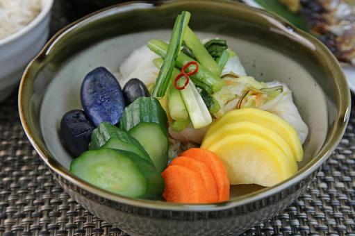 漬物 漬物 漬物,糠漬け,お新香の写真素材