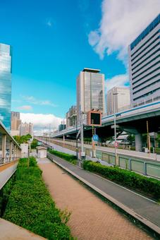 【兵庫】神戸駅の周辺 兵庫,神戸,駅前の写真素材