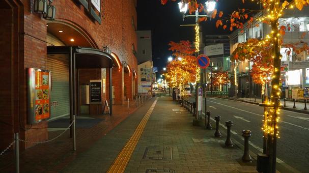 高崎駅周辺のクリスマスイルミ（高崎市） クリスマス,イルミネーション,冬の写真素材