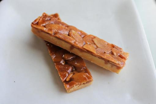 フロランタン クッキー,焼き菓子,お菓子の写真素材