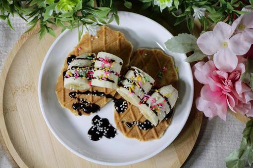 チョコバナナ チョコバナナ 食べ物,食品,食物の写真素材