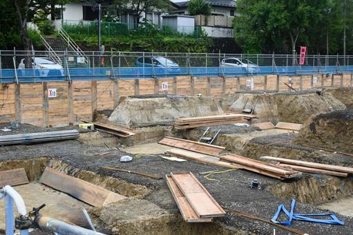 工事現場 工事現場の写真