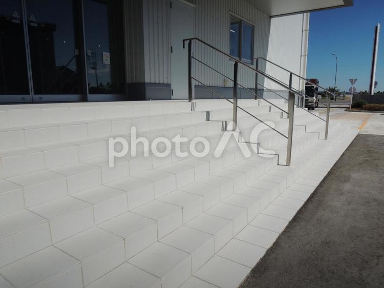 事務所の階段 施設,屋外,晴れの写真素材