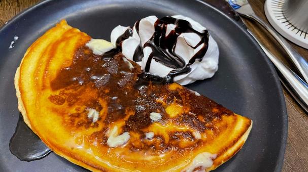 手作りホットケーキ ホットケーキ,パンケーキ,手作りの写真素材