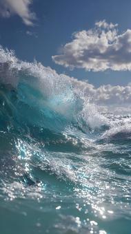 荒々しい海のエネルギー 荒々しい海のエネルギーの写真
