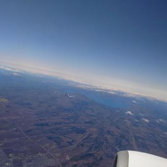 上空から見た景色 上空から見た景色 空,天気,晴れの写真素材