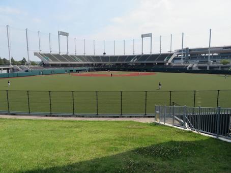 等々力球場（神奈川県川崎市） 等々力球場,等々力緑地,川崎市の写真素材