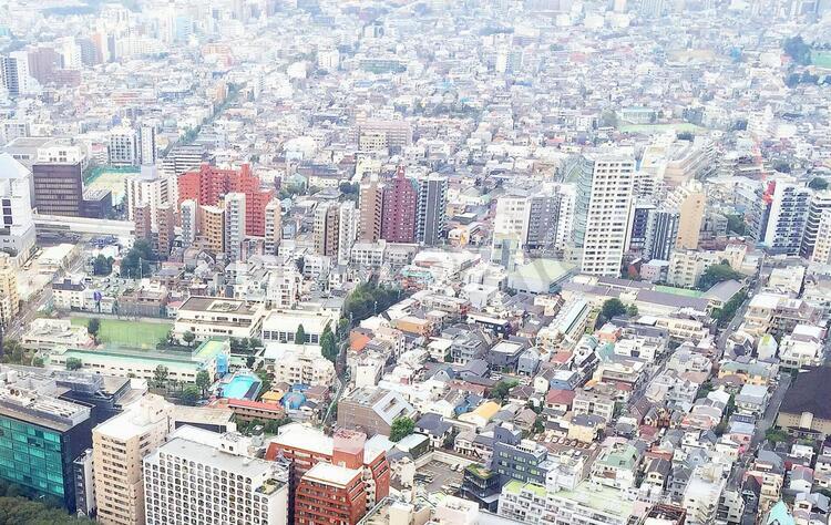 東京風景・西新宿周辺 西新宿,東京都,首都の写真素材