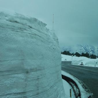 雪の大谷 雪の大谷の写真