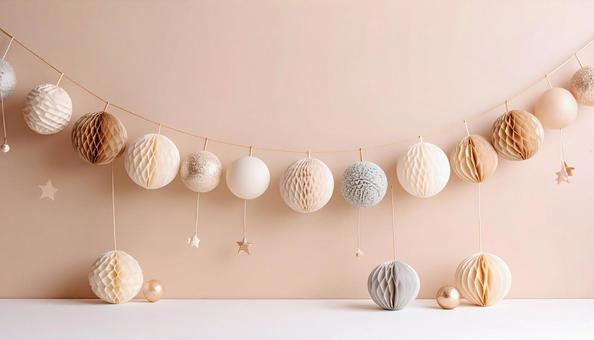 おしゃれなガーランドの写真