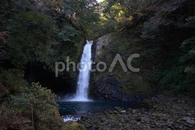 浄蓮の滝（アップ） 川,山,滝の写真素材
