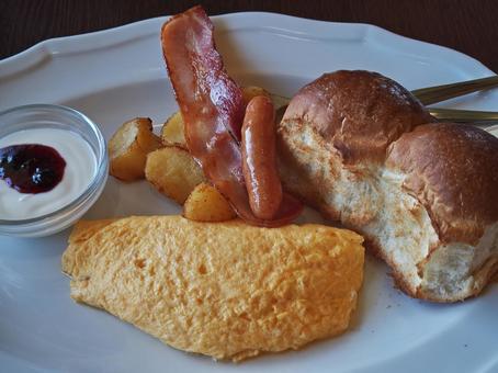 Photo, breakfast, set, wiener, 