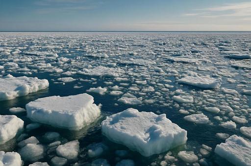 流氷 流氷の写真