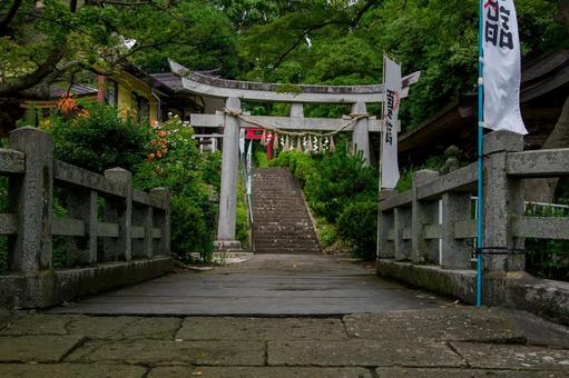 Photo, a shrine, tatekoshi shrine, shrines and temples, 