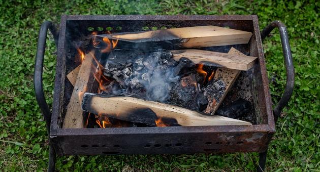 バーベキューの風景 バーベキュー,bbq,イベントの写真素材