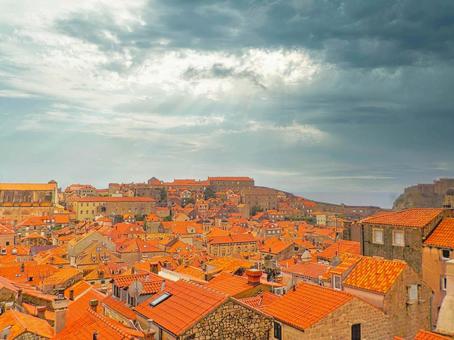 クロアチア（ドブロブニク） ドブロブニク,アドリア海の真珠,旧市街の写真素材