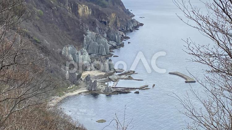 仏ヶ浦(青森県) 仏ヶ浦,奇岩,海の写真素材