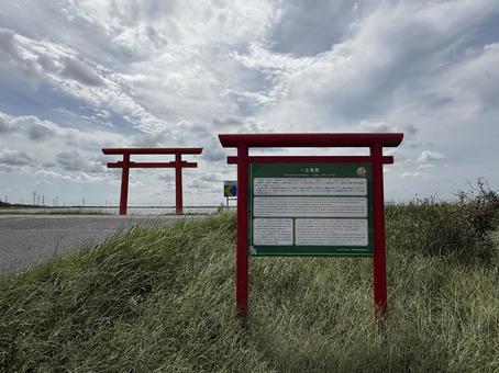 鹿島神宮　一の鳥居 鹿島神宮,神社,茨城県の写真素材