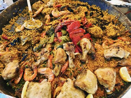 美味しそうなパエリア 美味しそうなパエリア 海外,食べ歩き,フランスの写真素材