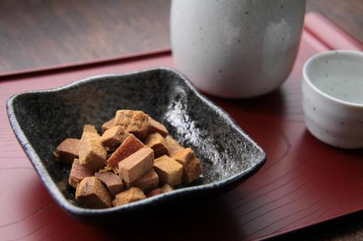 おつまみ マグロ おつまみ,マグロ,海鮮加工品の写真素材