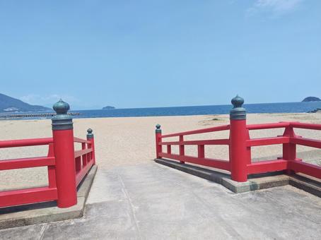 砂浜へ 砂浜への写真