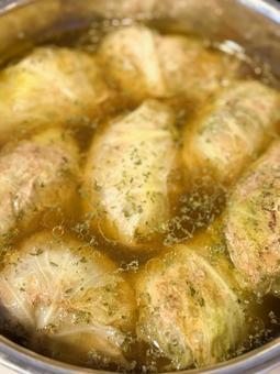 ロールキャベツ ロールキャベツ,キャベツ,スープの写真素材