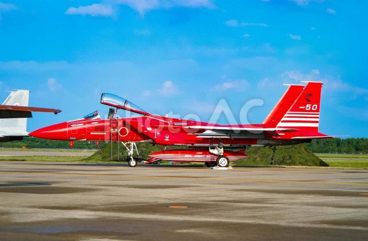 航空自衛隊の戦闘機F-15J 記念塗装機 航空自衛隊,自衛隊,ミリタリーの写真素材