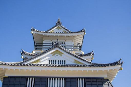 浜松城 浜松城,天守閣,城の写真素材