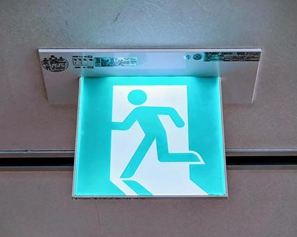 非常口の案内板 非常口,案内板,目印の写真素材