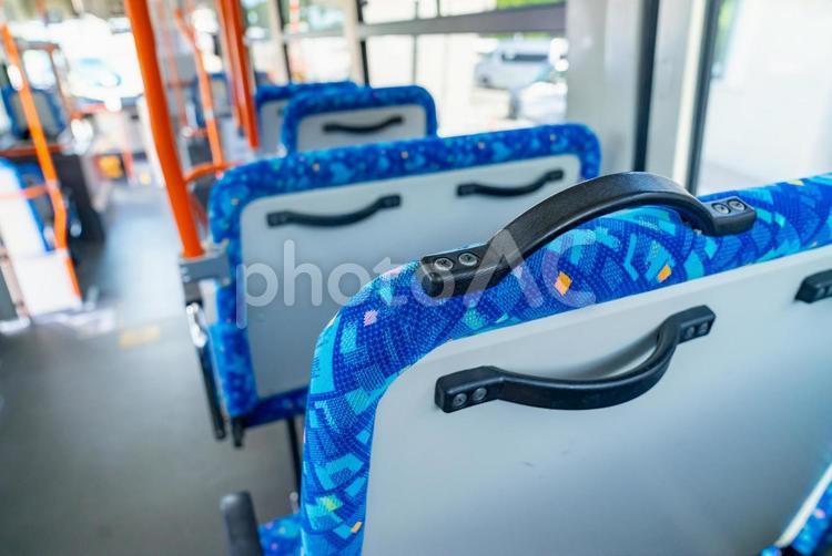 日本で撮影したバス車内の写真 バス,大型車,商用車の写真素材