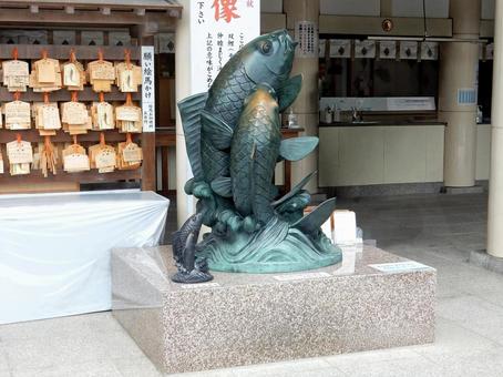 【風景写真】廣島護国神社の風景 廣島護国神社,護国神社,社殿の写真素材
