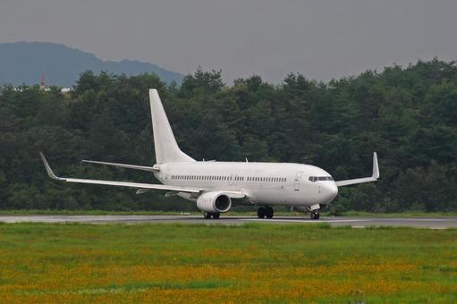 飛行機 ボーイング737 飛行機 ボーイング737 旅客機,航空機,フライトの写真素材